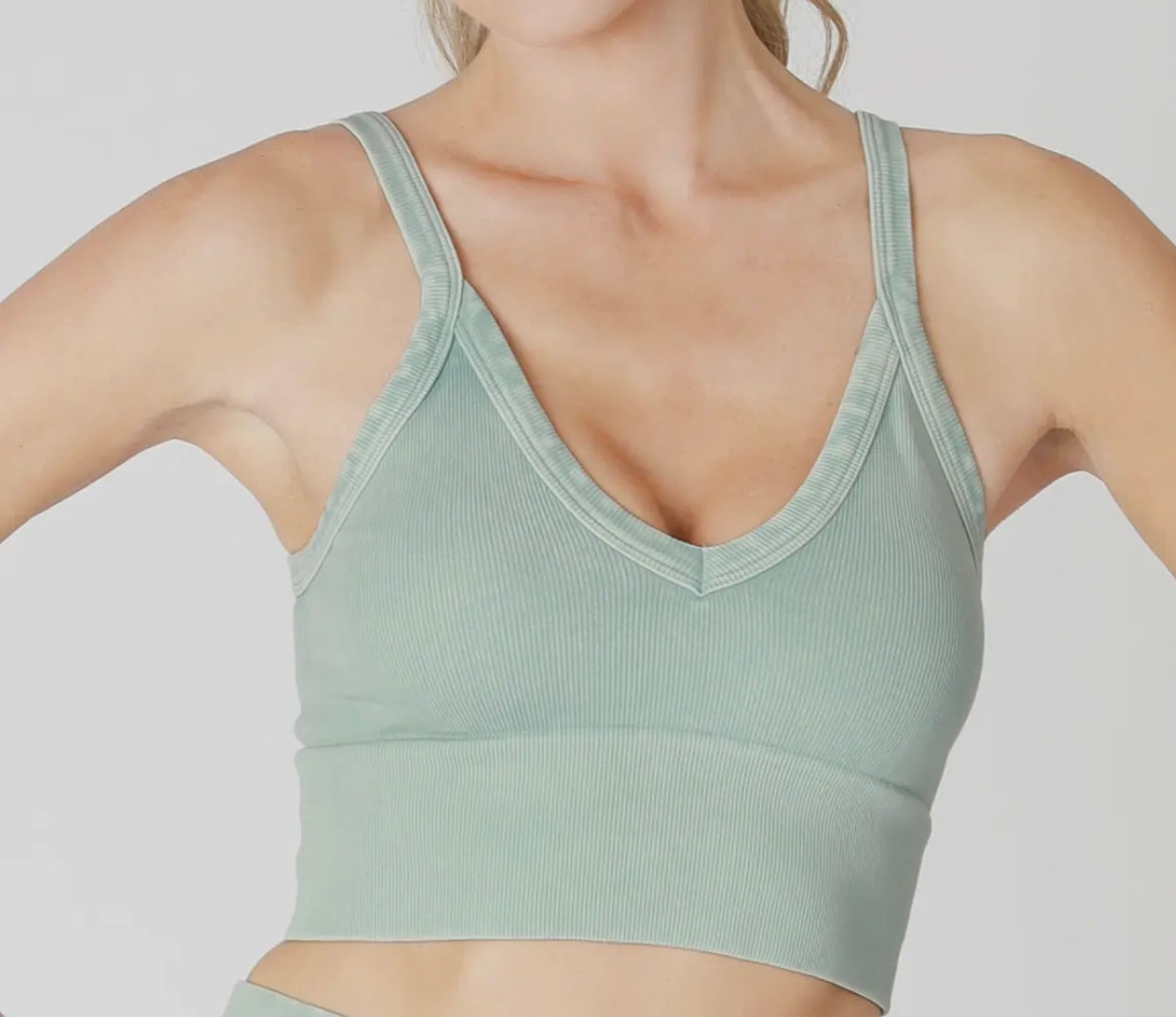 Vintage Eucalyptus Bra Top