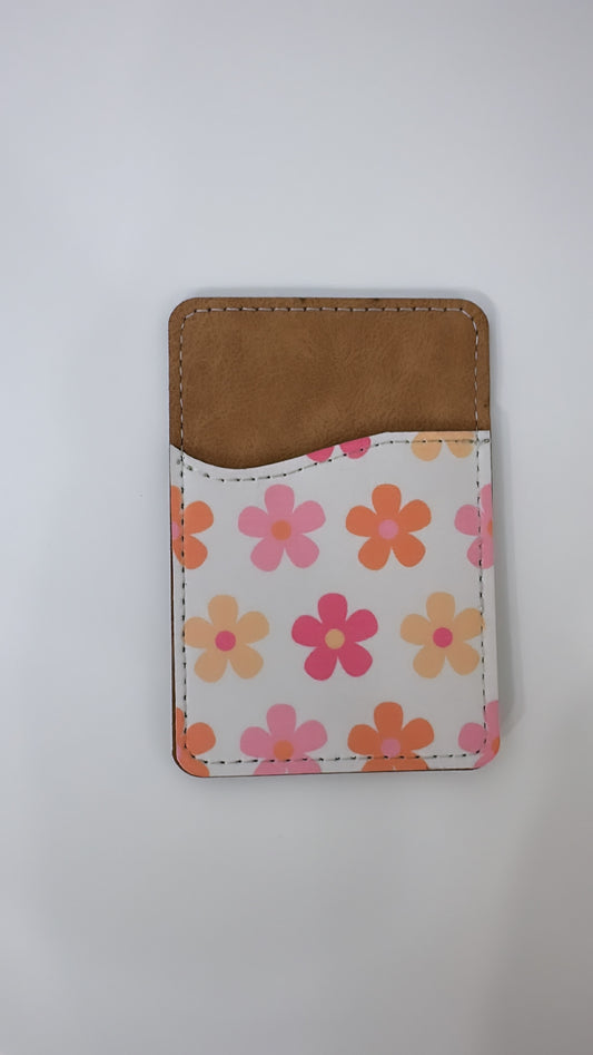 Floral phone wallet